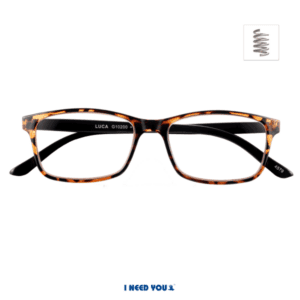 LUCA, G10200, bruin-zwart, leesbril