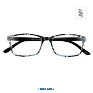 LUCA, G10300, blauw-bruin, leesbril