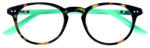 Dokter NEW, G65800, havanna-turquoise, leesbril