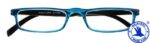 HALF-LINE, G31200, blauw-zwart, leesbril