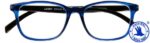 LUCKY, G65300, blauw-zwart, leesbril