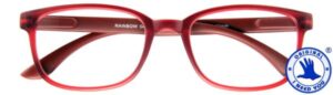 RAINBOW, G6700, donkerrood, leesbril