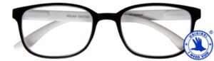 RELAX, G63700, zwart-wit, leesbril
