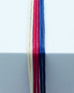 Brilkoordjes kleur, assorti rood-wit-bl., BB8A (12st)